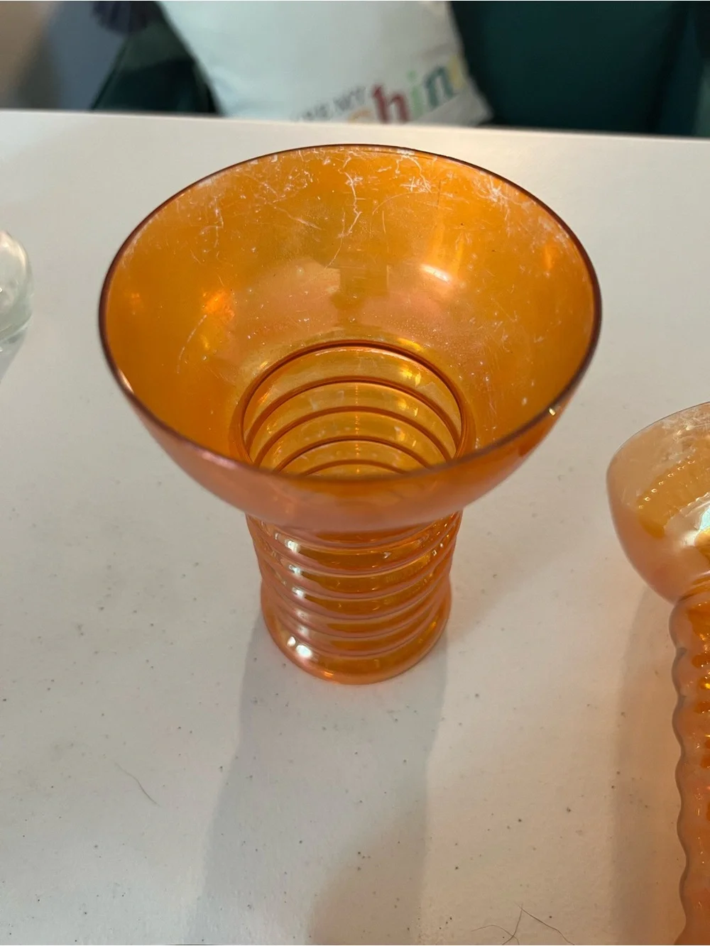 Vintage 1930s Dunbar Aramis “beehive” Tumblers- 4 Pack